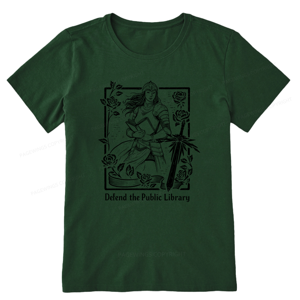 Pagewings Defend The Public Library Unisex Classic T-shirt