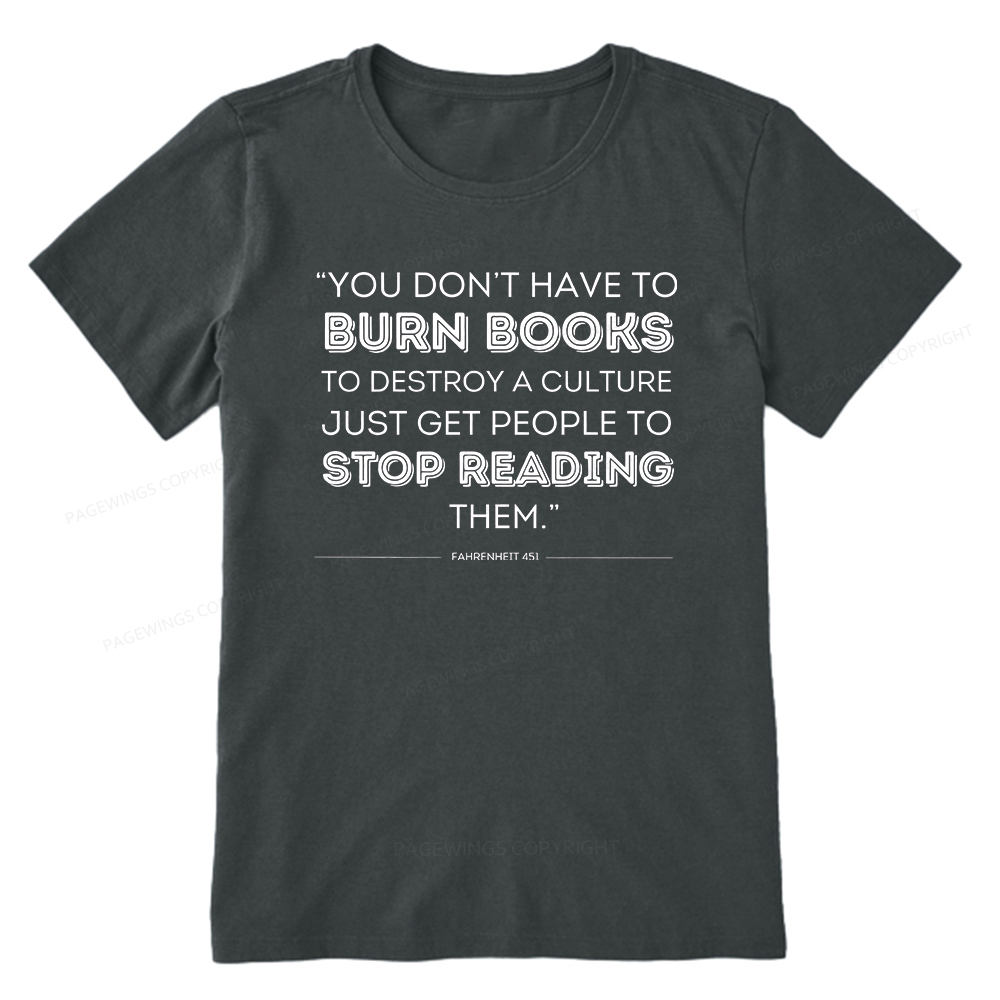 Pagewings Dystopian Book Shirt Classic Literature Gift Unisex Classic T-shirt