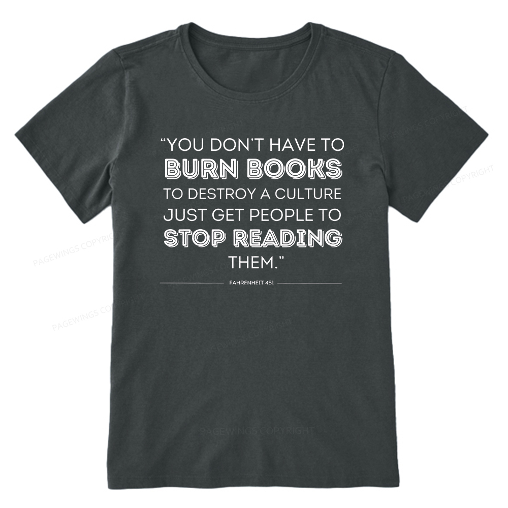 Pagewings Dystopian Book Shirt Classic Literature Gift Unisex Classic T-shirt