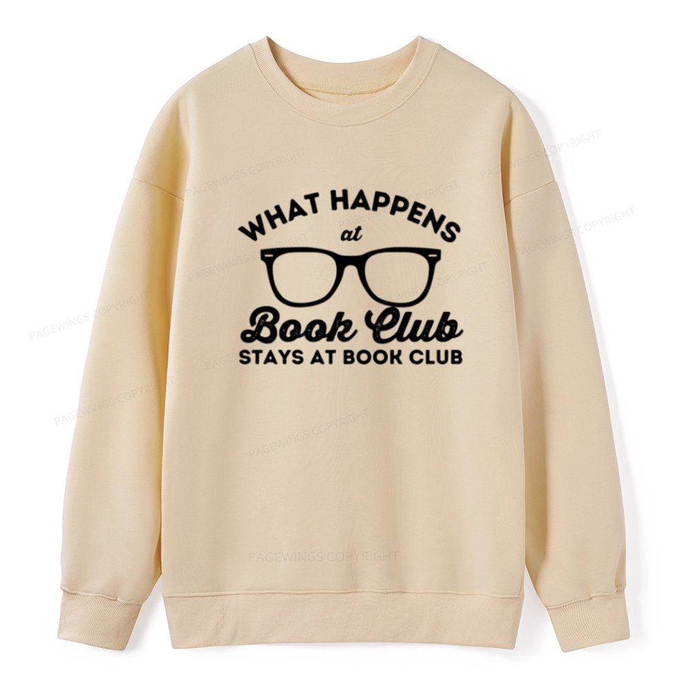 Pagewings What Happens At Book Club Unisex Classic Sweatshirt
