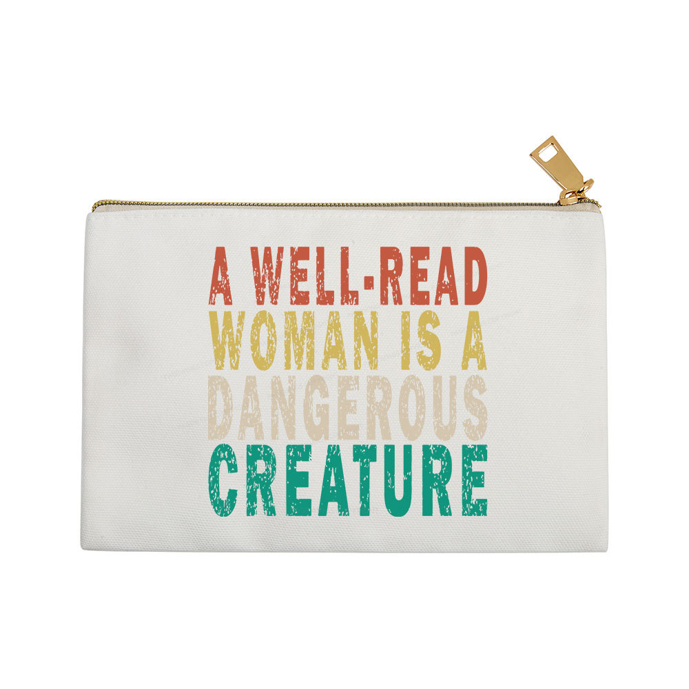 Pagewings A Well-Read Woman Is A Dangerous Creature Pouch