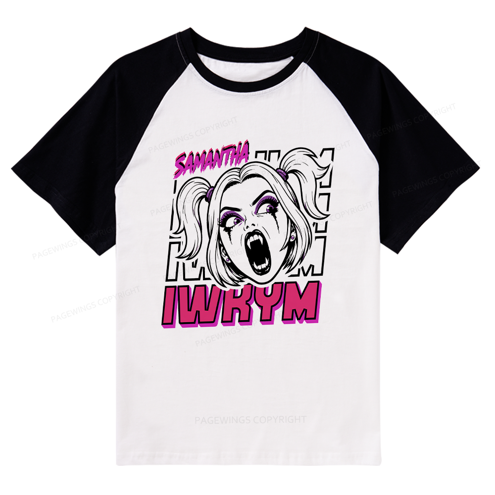 Pagewings Sci Fi Bookish Raglan T-shirt