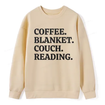 Pagewings Coffee Blanket Couch Reading Unisex Classic Sweatshirt