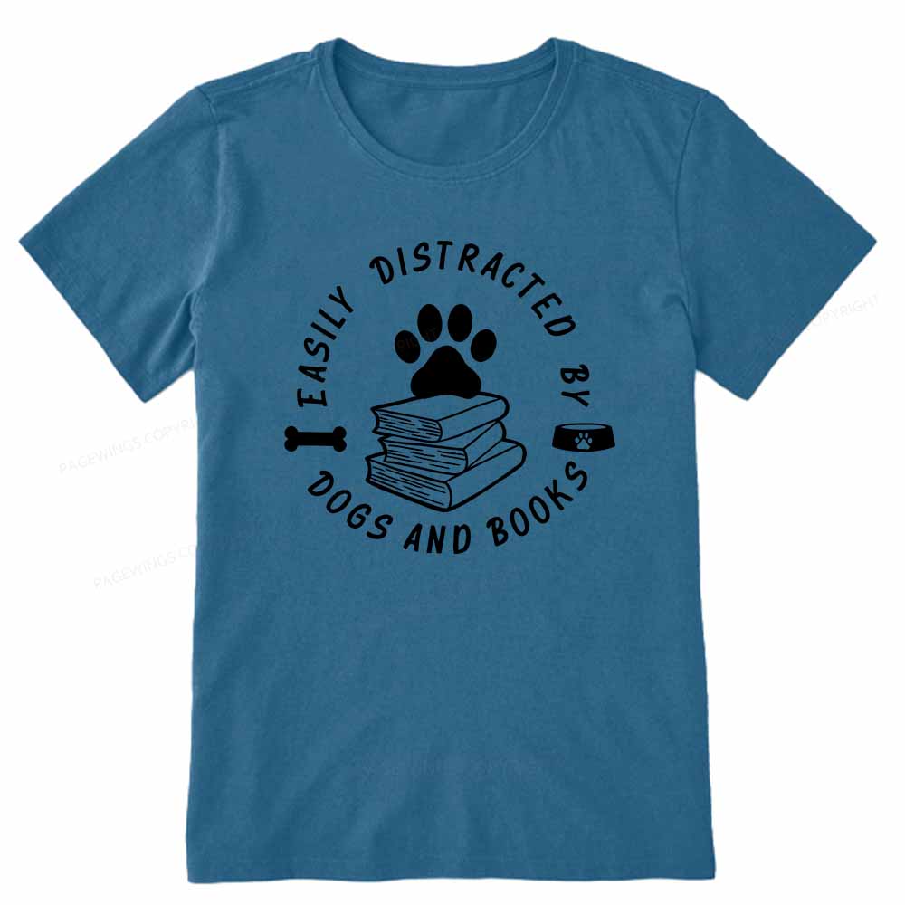 Pagewings Book Lover Sweater Funny Dog Sweater Unisex Classic T-shirt