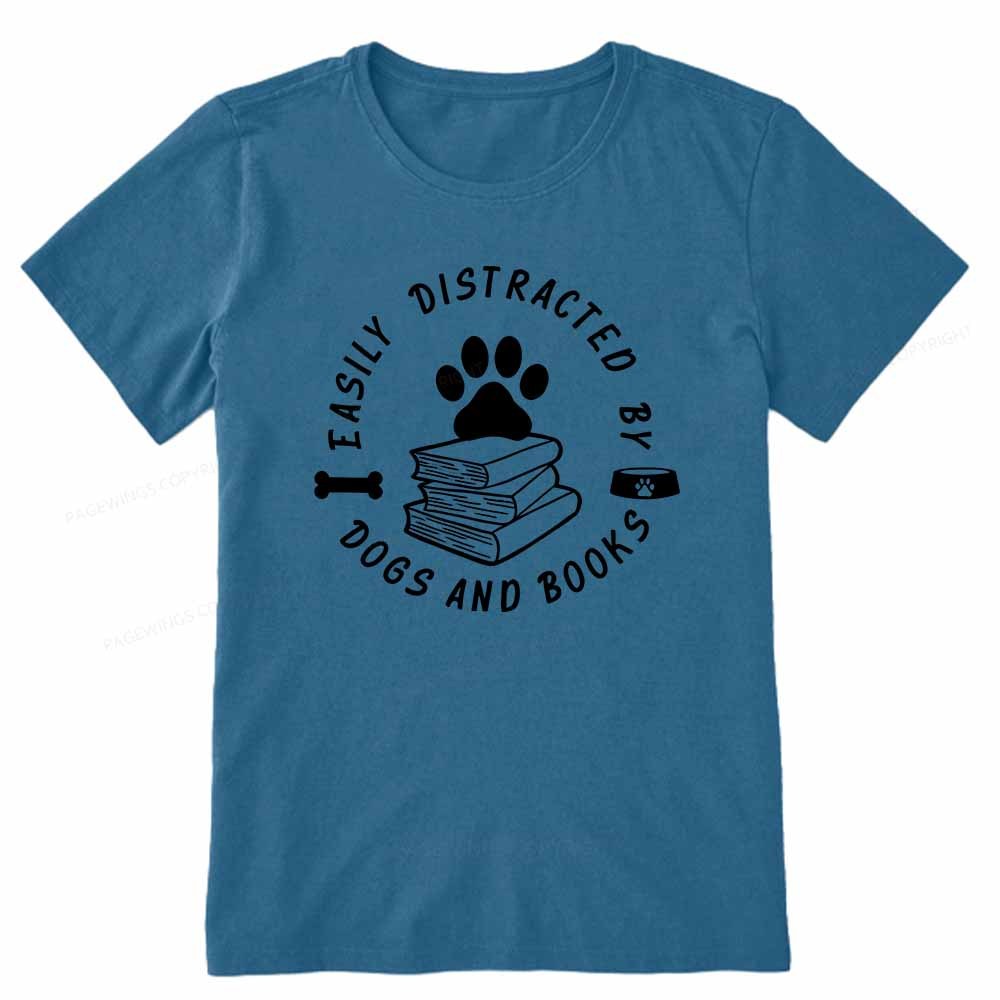 Pagewings Book Lover Sweater Funny Dog Sweater Unisex Classic T-shirt