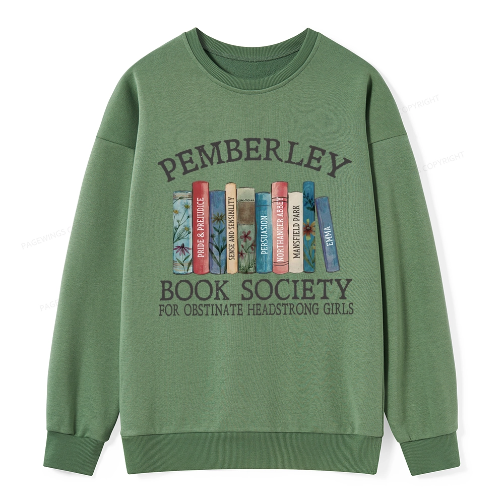 Pagewings Pemberley Book Society Unisex Classic Sweatshirt