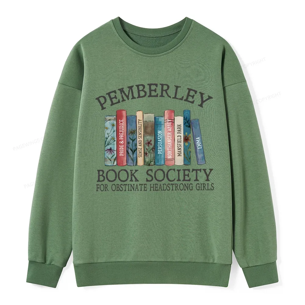 Pagewings Pemberley Book Society Unisex Classic Sweatshirt