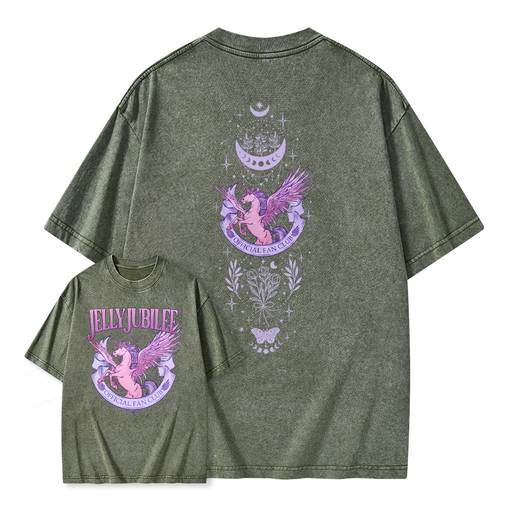 Pagewings Fantasy Books Lover Unisex Washed T-shirt