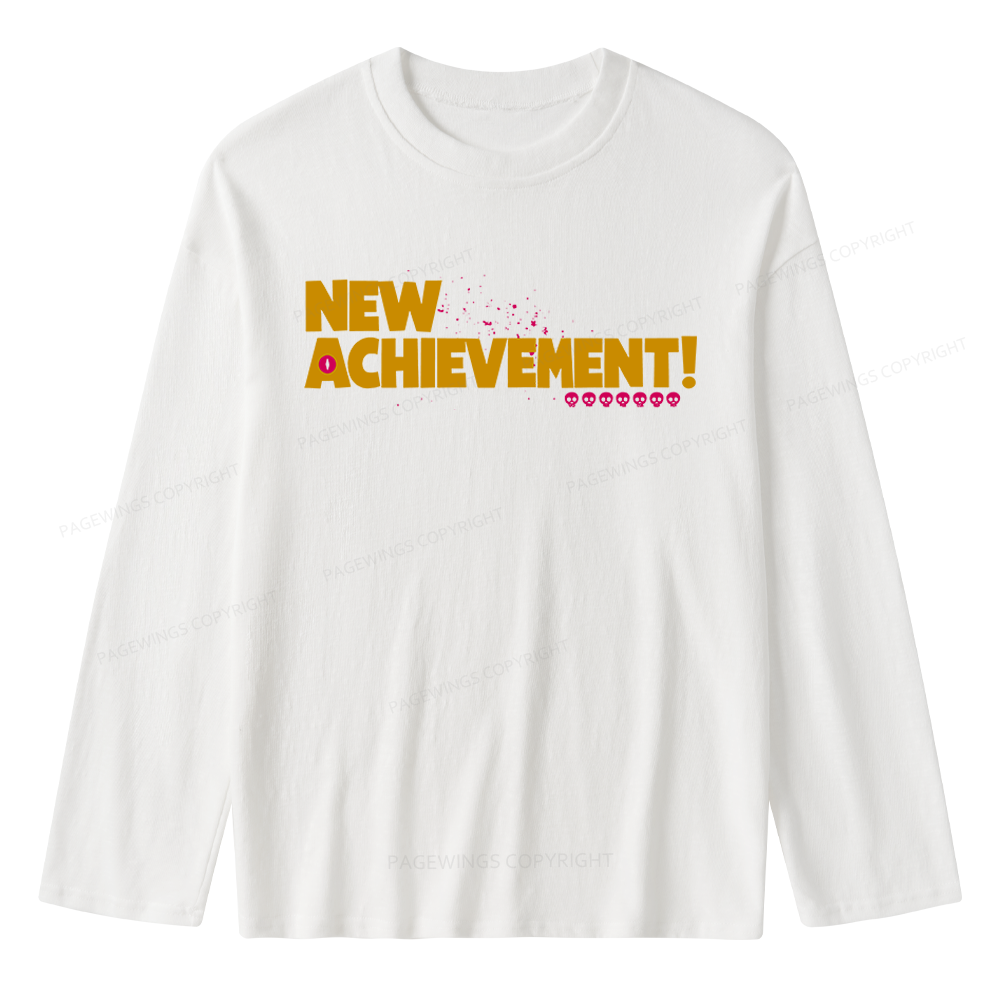 Pagewings New Achievement Unisex Lightweight Long Sleeve T-Shirt