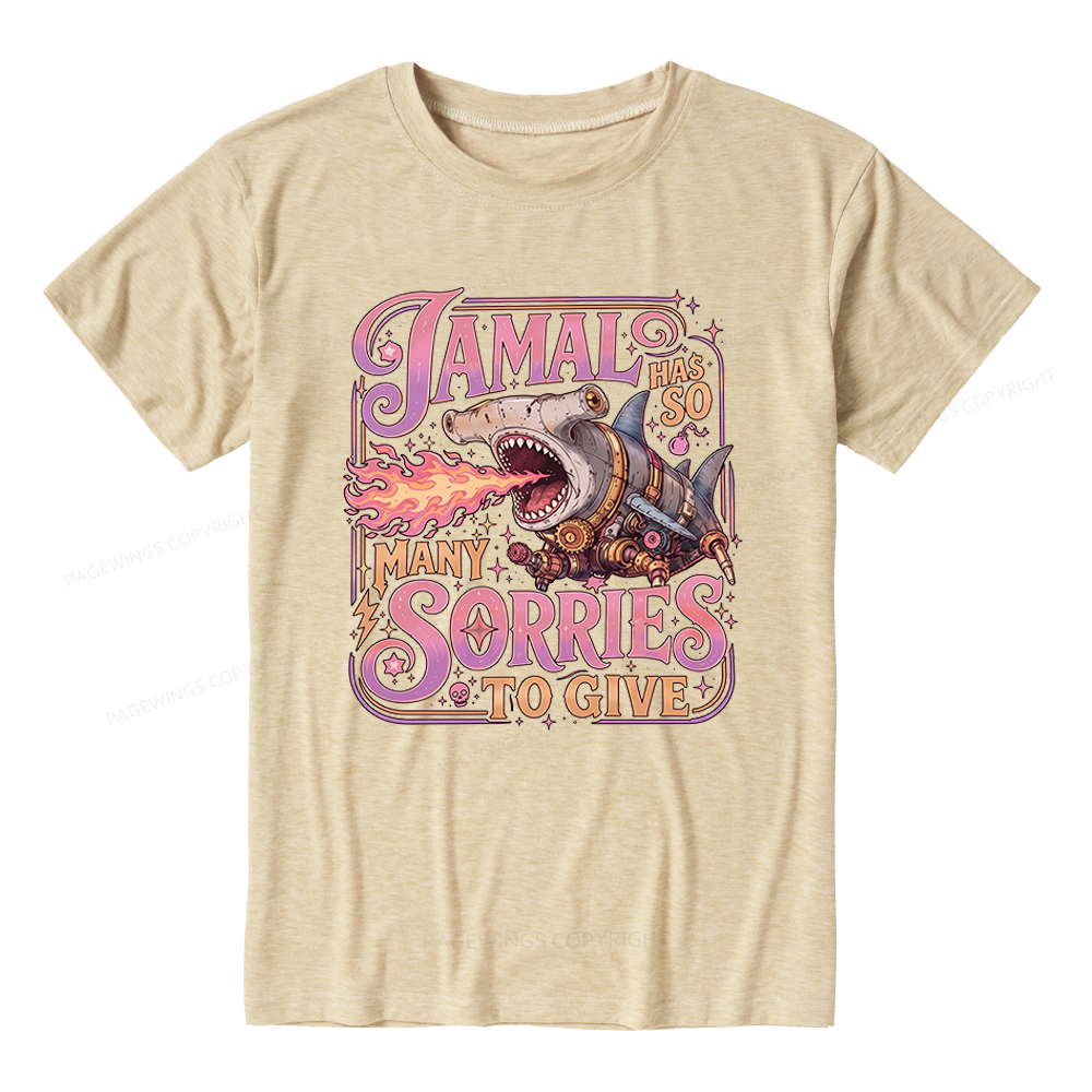 Pagewings So Many Sorries To Give Unisex Heather T-Shirt