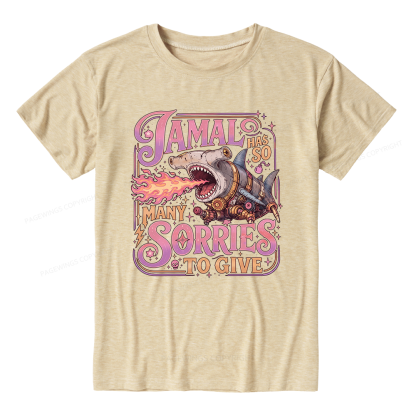 Pagewings So Many Sorries To Give Unisex Heather T-Shirt