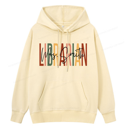 Pagewing Personalized Librarian Unisex Classic Hoodie