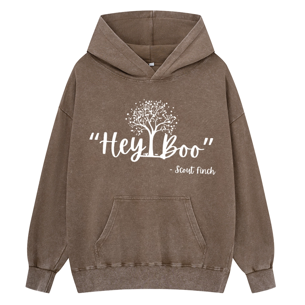 Pagewings To Kill a Mockingbird Unisex Washed Hoodie