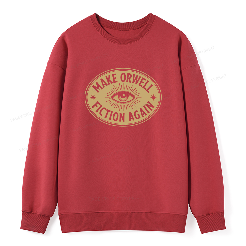 Pagewings Make Orwell Fiction Again Unisex Classic Sweatshirt