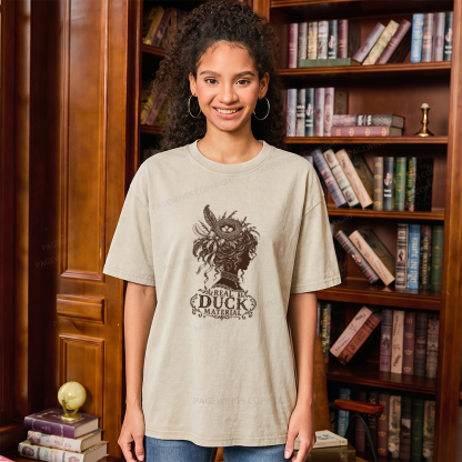 Pagewings Real Duck Material  Bookish Unisex Washed T-shirt