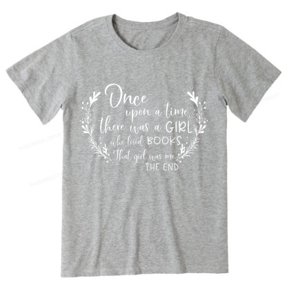 Pagewings There Was A Girl Who Loved Books Unisex Classic T-shirt