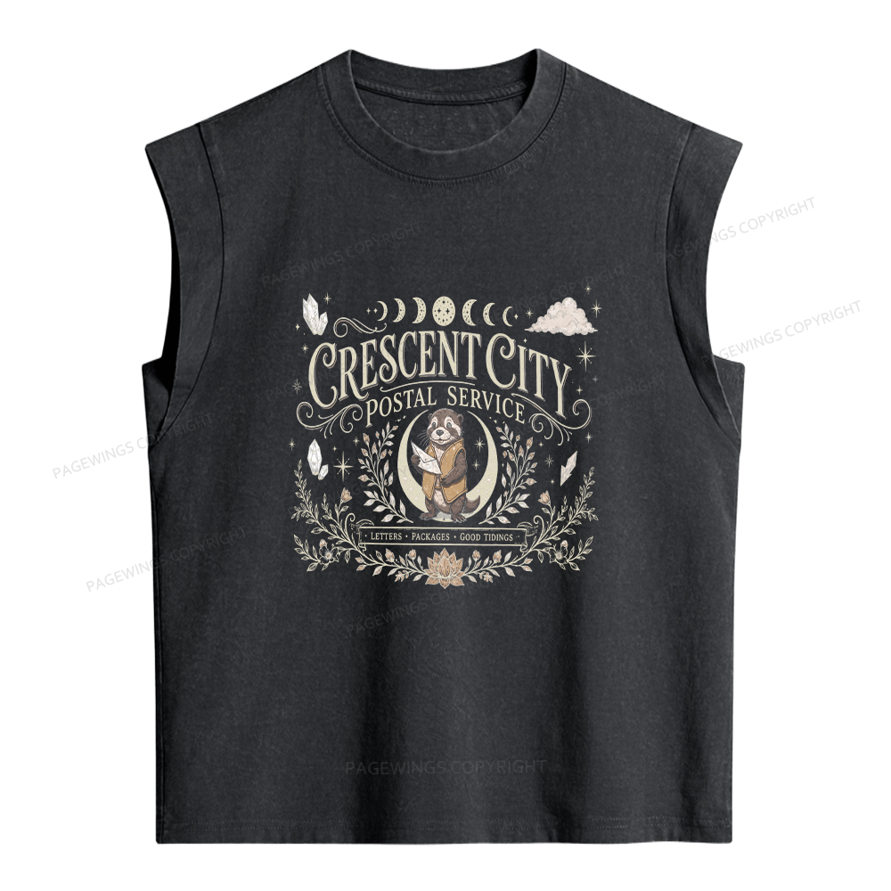 Pagewings Fantasy Reader Women's Washed Tank Top