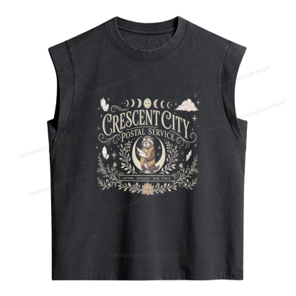 Pagewings Fantasy Reader Women's Washed Tank Top
