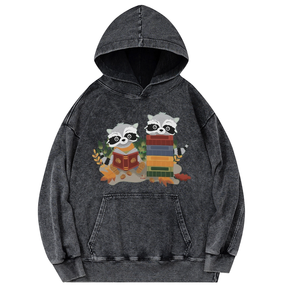 [Copy]Pagewings Touch My Books I Will Slap You So Hard Unisex Washed Hoodie