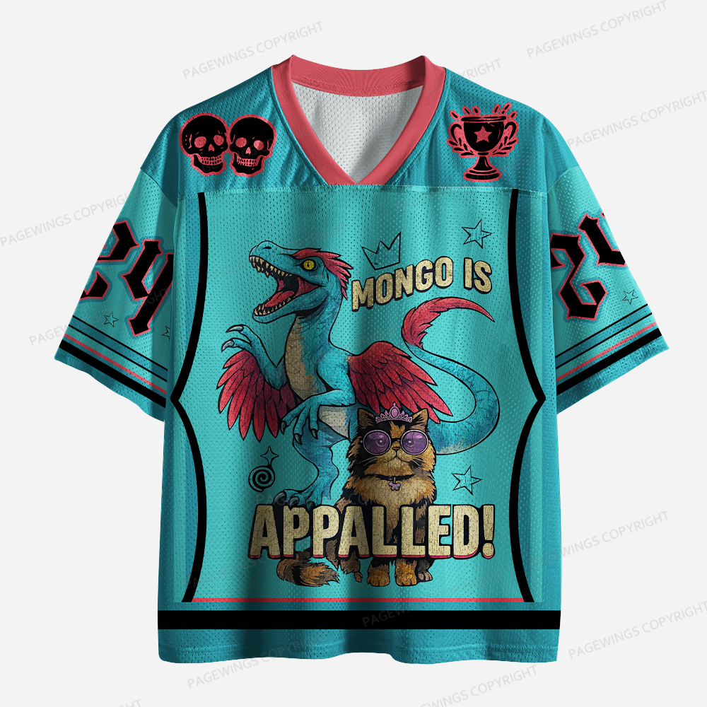 Pagewings Mongo Is Appalled Unisex Mesh Jersey