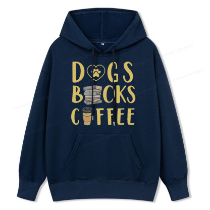 Pagewing Dogs, Books, Coffee Unisex Classic Hoodie