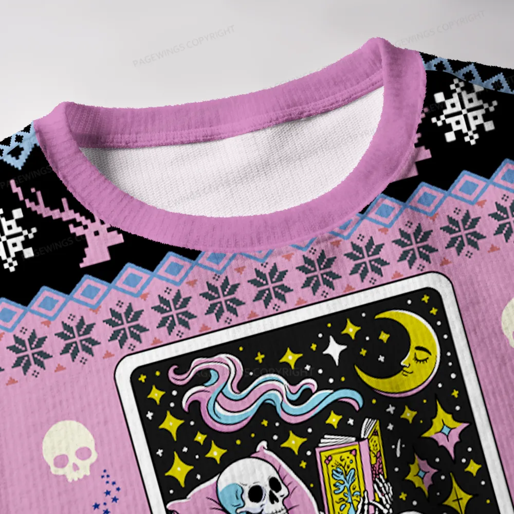 Pagewings The Bookworm Unisex Ugly Knit Sweatshirt
