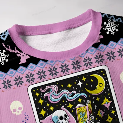 Pagewings The Bookworm Unisex Ugly Knit Sweatshirt