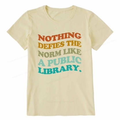 Pagewings Nothing defies the norm like a public library Unisex Classic T-shirt