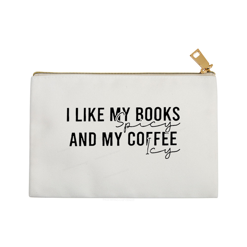 Pagewings I Like My Books And My Coffee Pouch