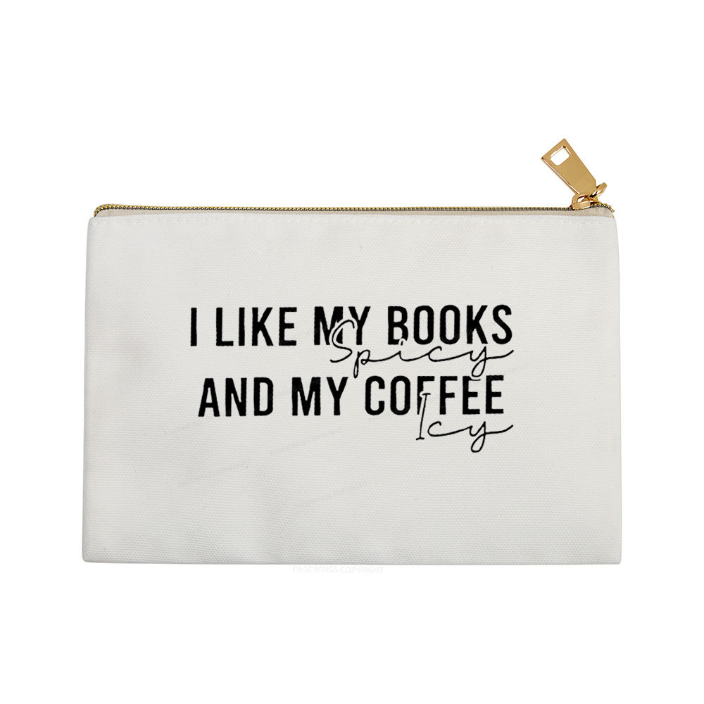 Pagewings I Like My Books And My Coffee Pouch