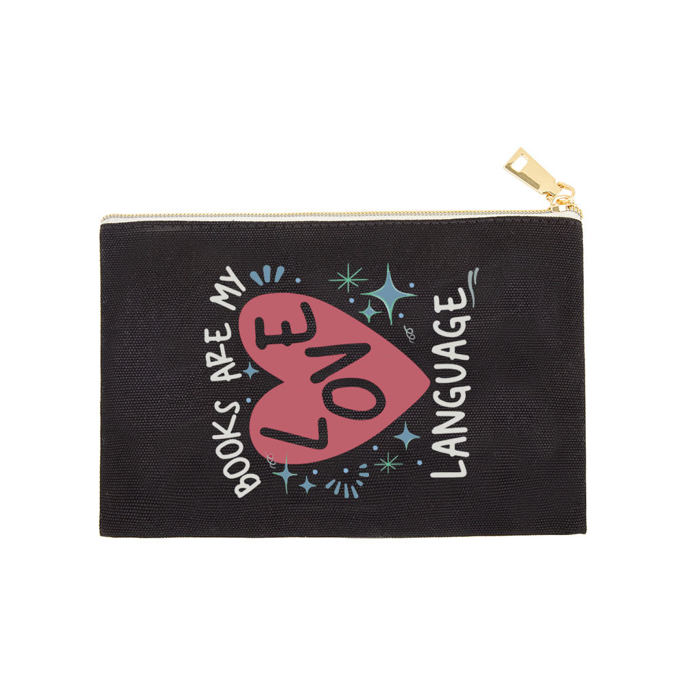 Pagewing Books Are My Love Language Pouch