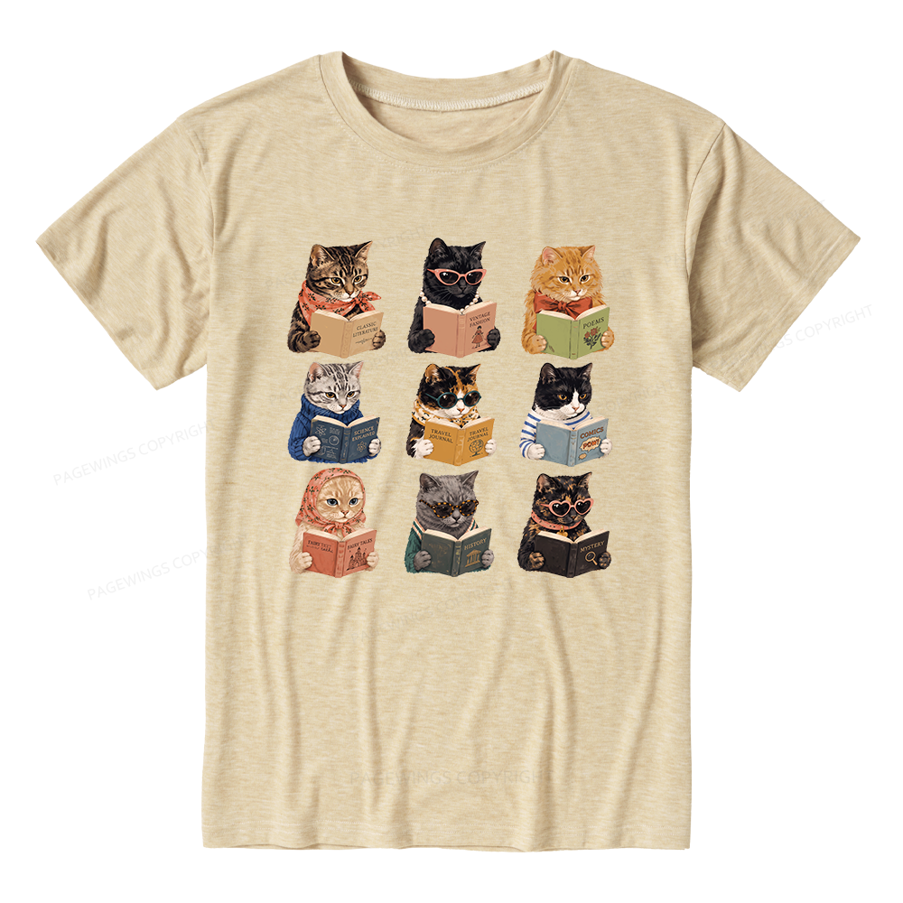 Pagewings Fashion Book Lover Unisex Heather T-Shirt