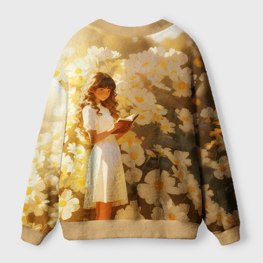 Pagewings The Life of a Book Girl Light Knit Unisex Cardigan Sweaters
