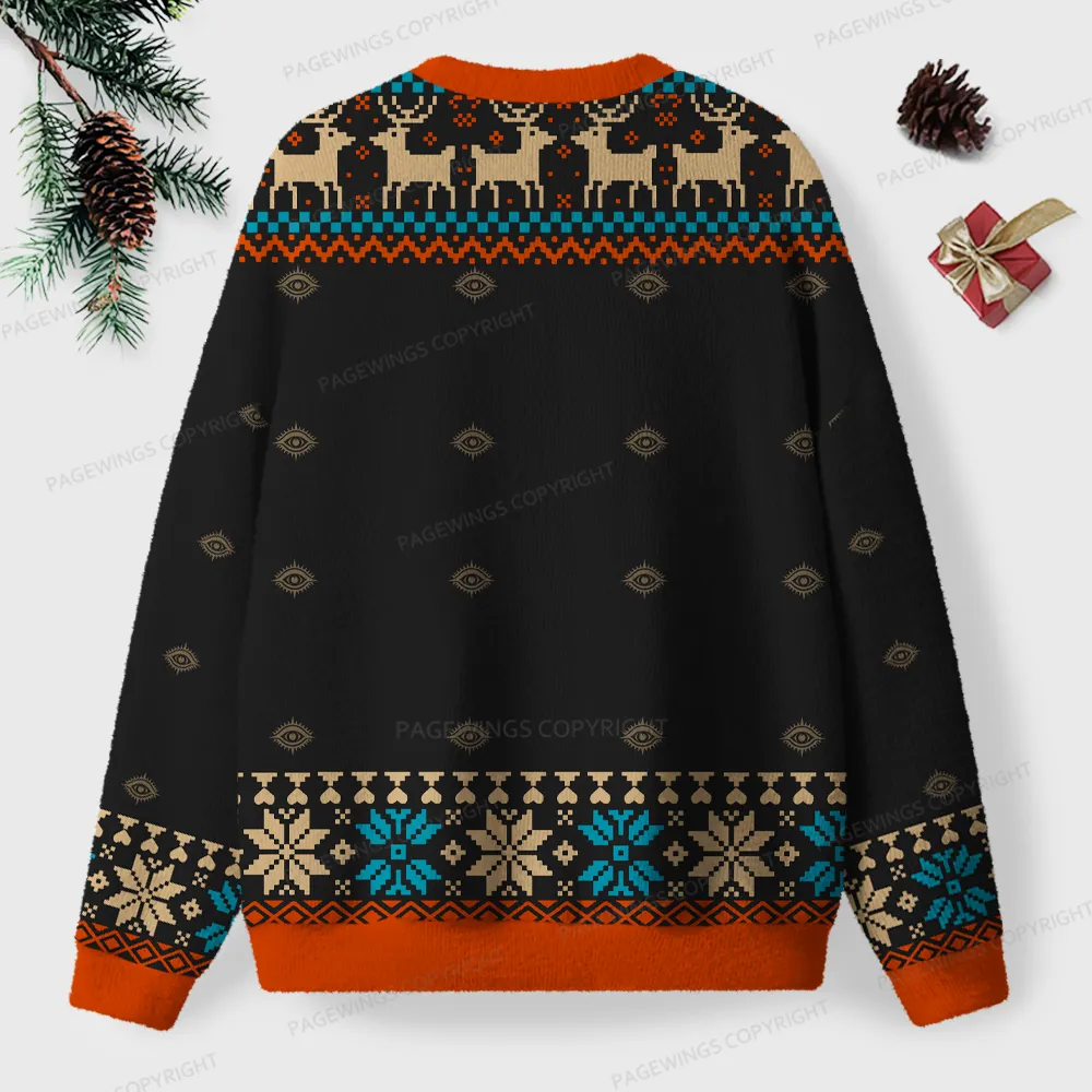 Pagewings Read For Your Rights Unisex Ugly Knit Sweatshirt