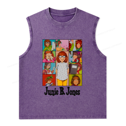 Pagewings Junie B Jones Unisex Washed Tank Top