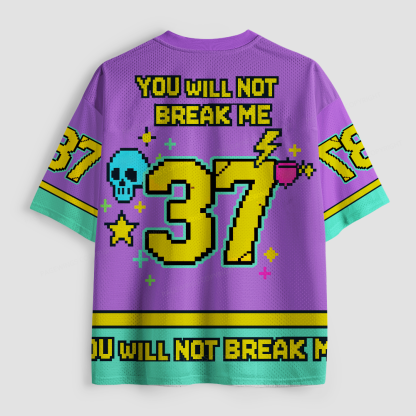 Pagewings You Will Not Break Me Unisex Mesh Jersey