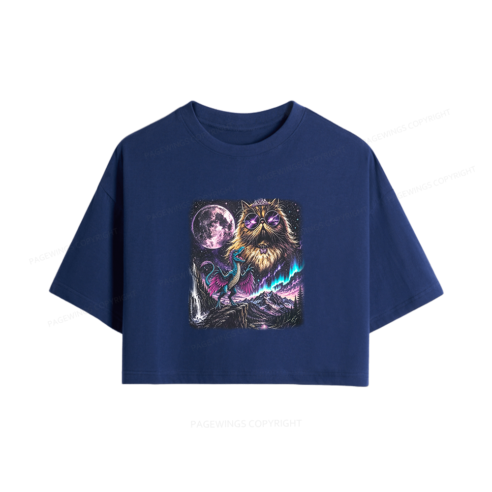 Pagewings Sci Fi Books Lover Women Crop Tops