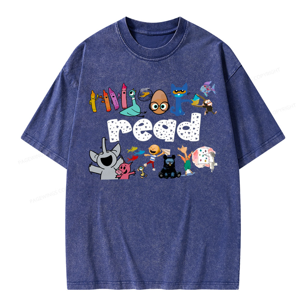 Pagewings Teacher Life Shirt, Teacher Shirt Unisex Washed T-shirt