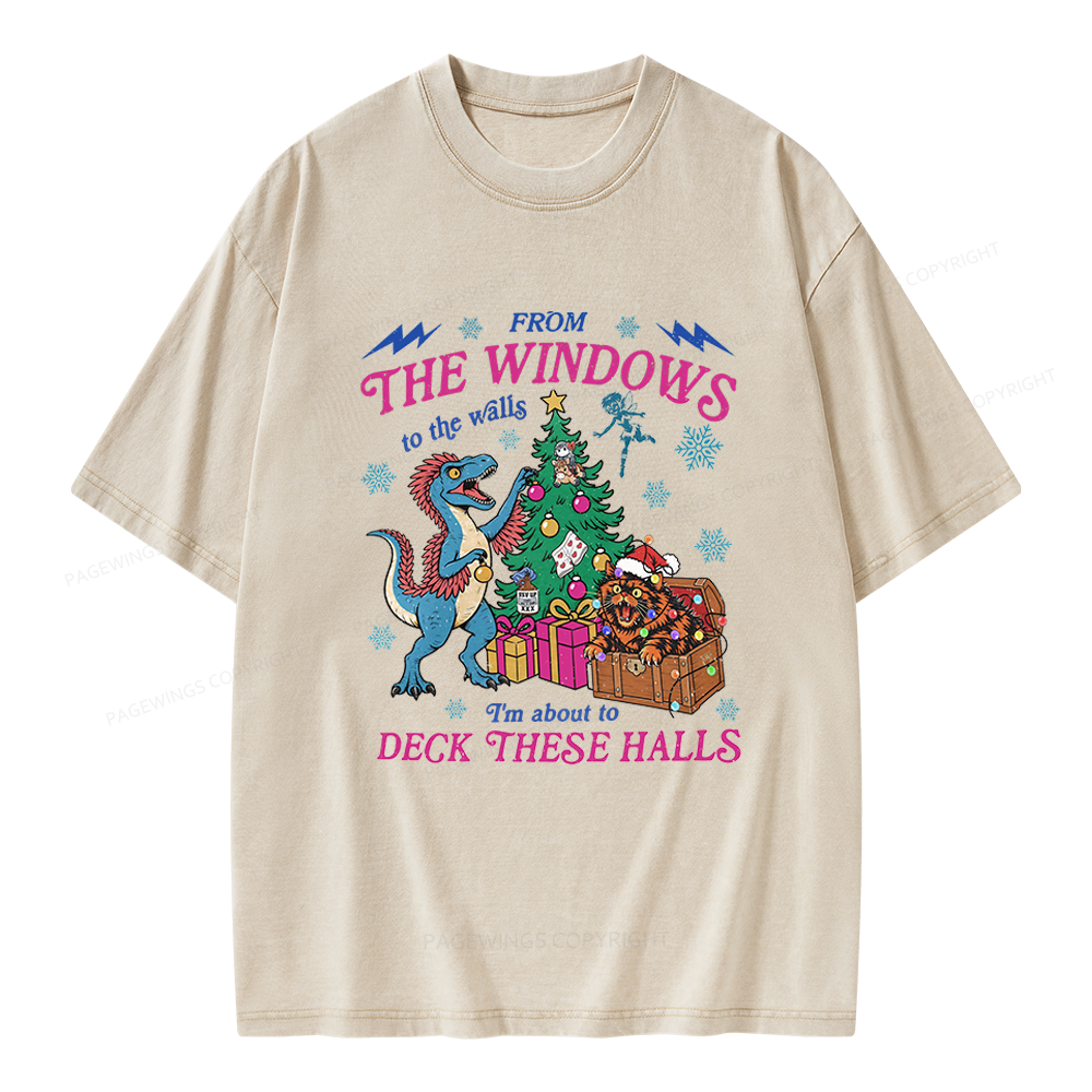 Pagewings From The Windows To The Wall Unisex Washed T-shirt