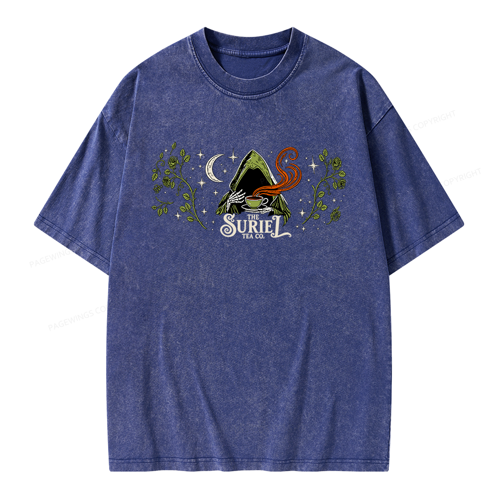 Pagewings Fantasy Bookish Unisex Washed T-shirt