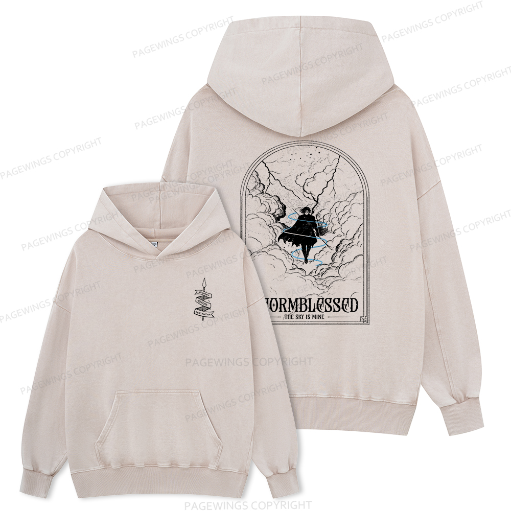 Pagewings Stormblessed Unisex Washed Hoodie