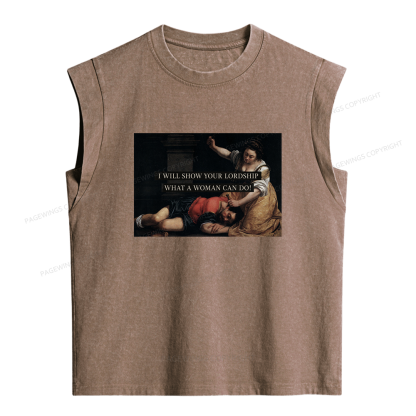 Pagewing I Will Show Your Lordship Women's Washed Tank Top