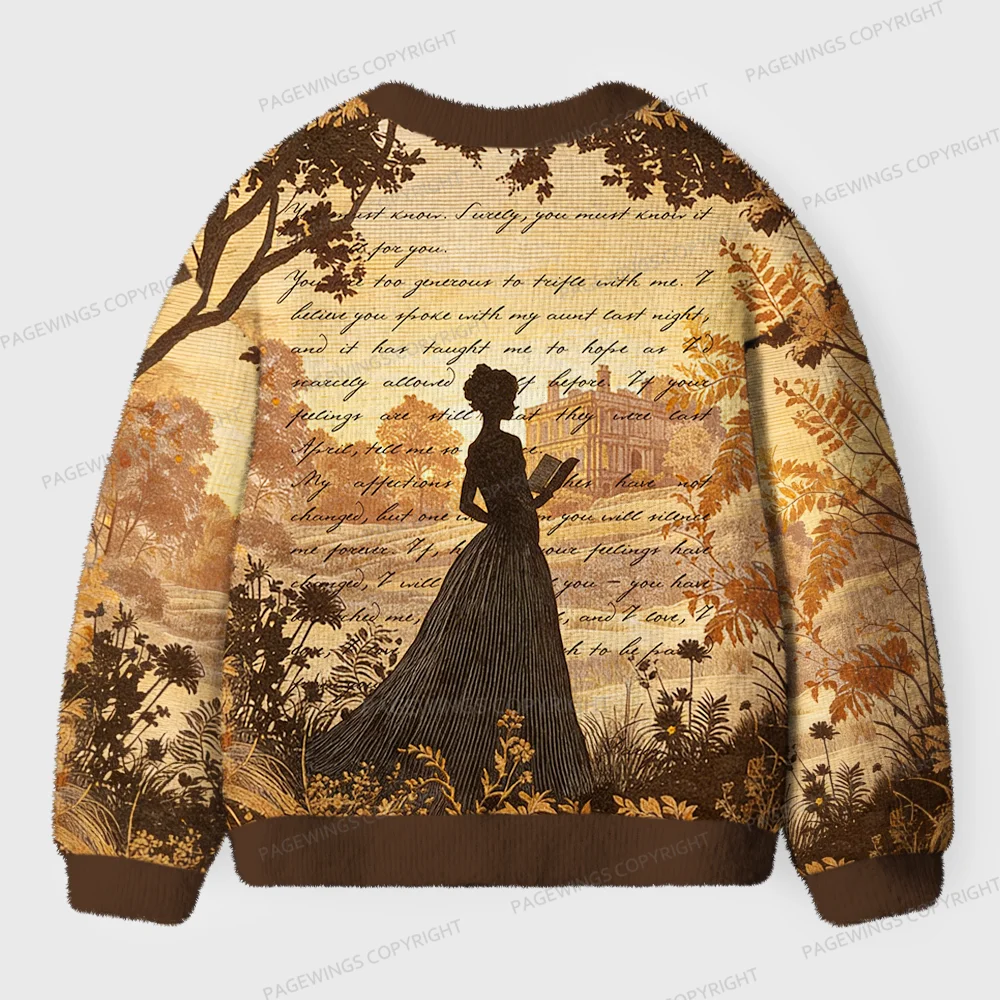 Pagewings Literary Women Unisex Ugly Cardigan Sweaters