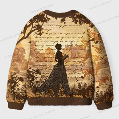 Pagewings Literary Women Unisex Ugly Cardigan Sweaters