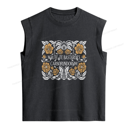 Pagewings Dystopian Book Lovers Women's Washed Tank Top