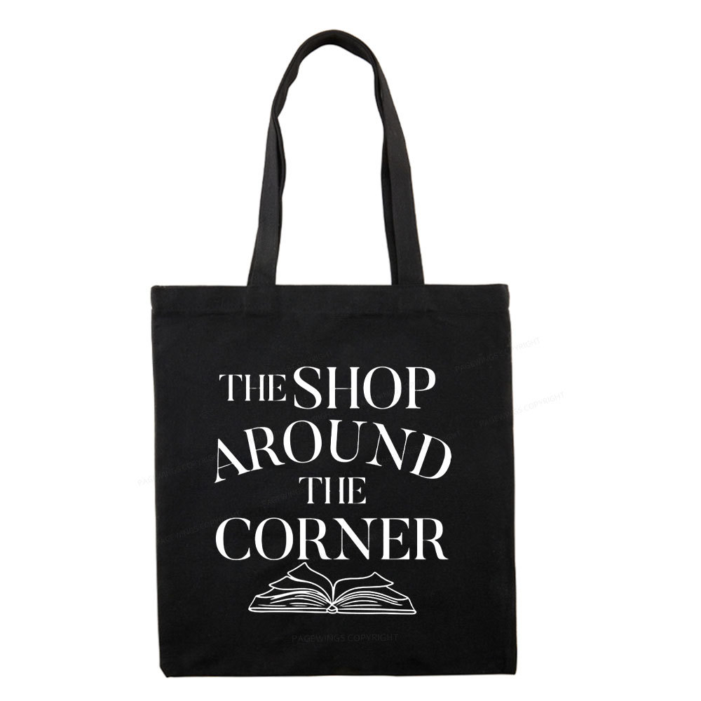 Pagewings The Shop Around The Corner Bookworm Tote Bag