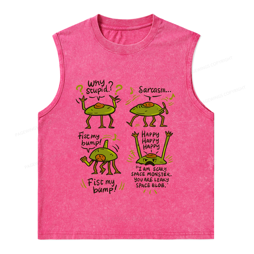 Pagewings Rocky Amaze Book Lover Unisex Washed Tank Top