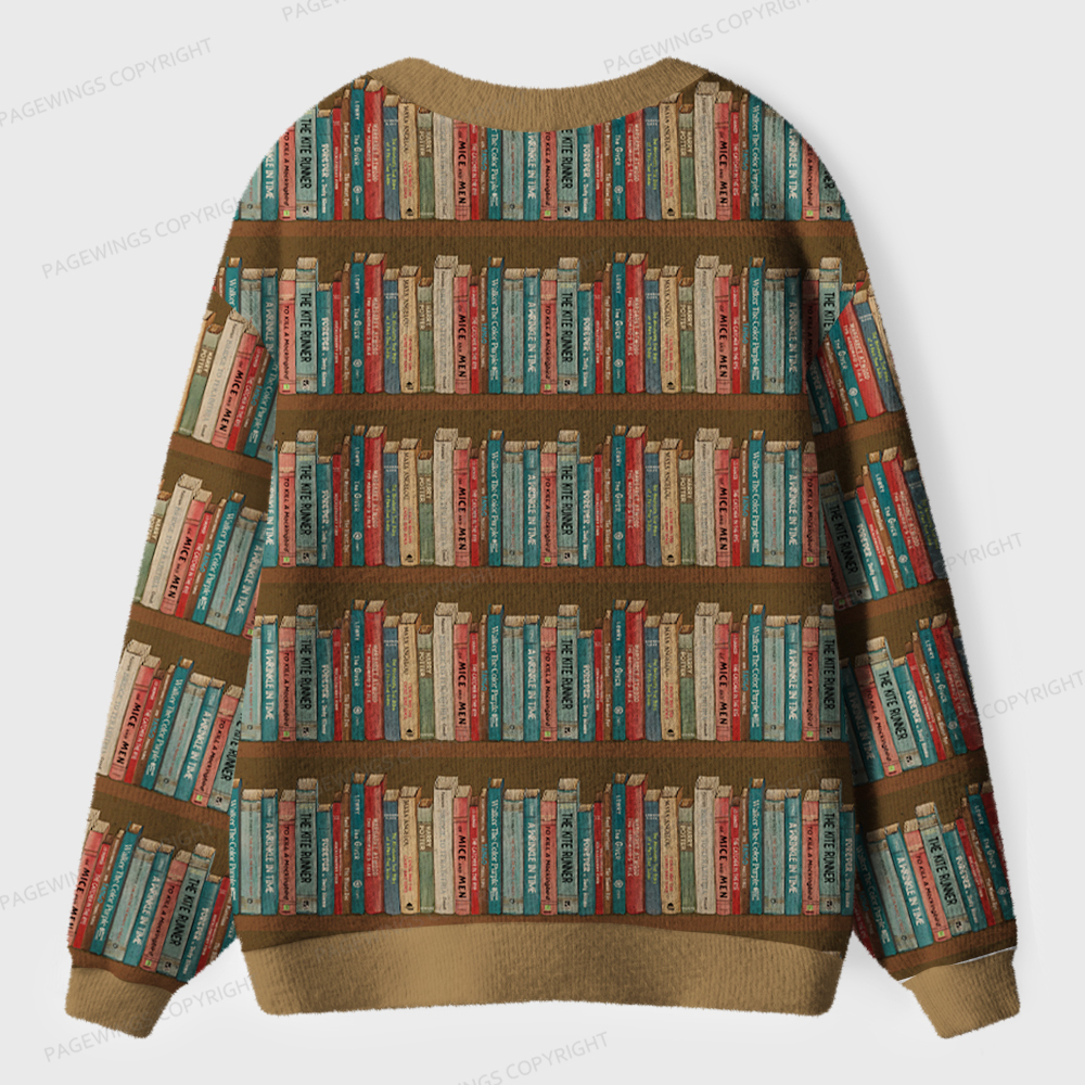 Pagewings I’m With The Banned Unisex Ugly Cardigan Sweaters