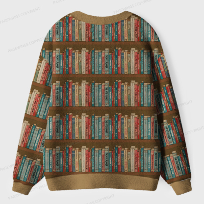 Pagewings I’m With The Banned Unisex Ugly Cardigan Sweaters