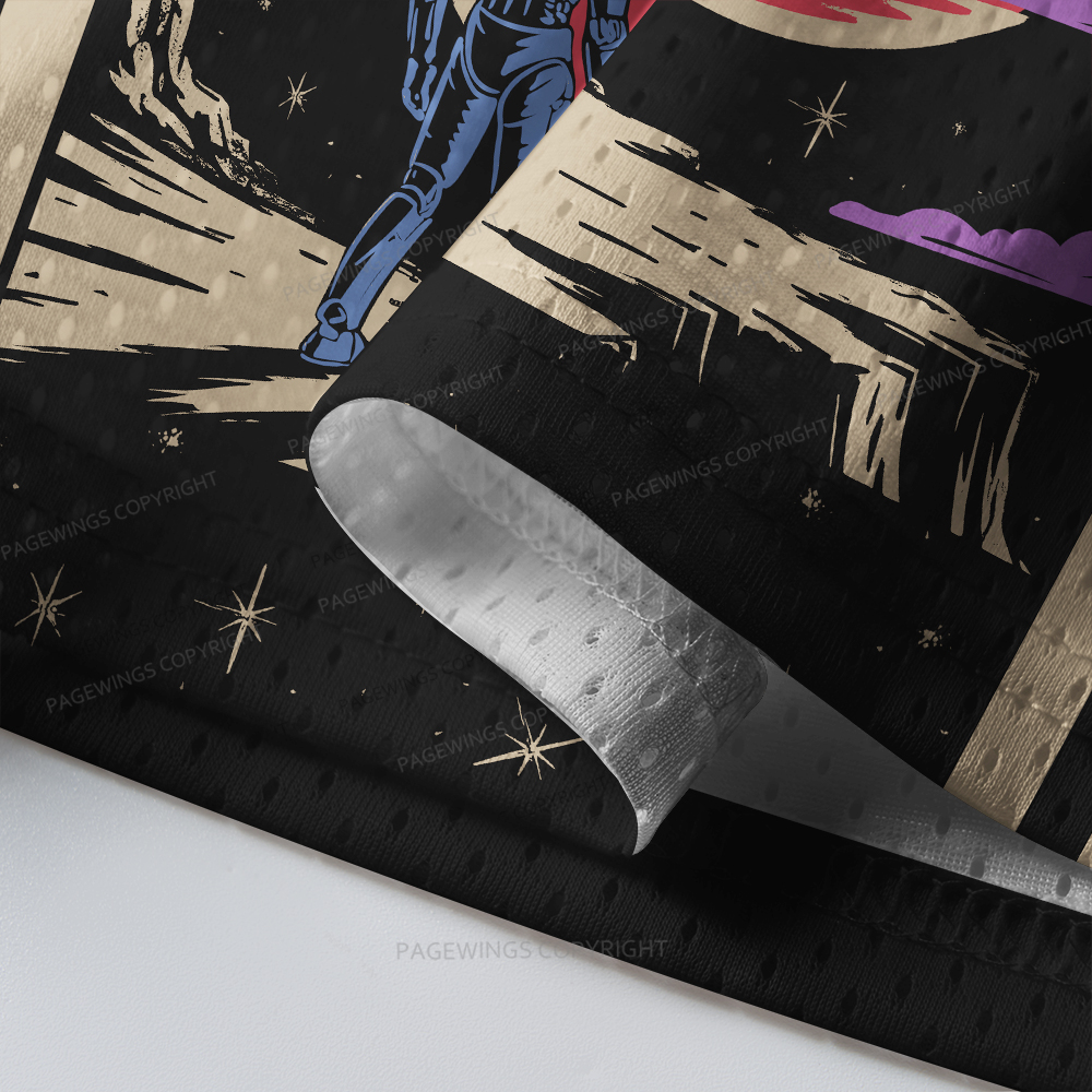 Pagewings The Rise And Fall Of Sanctuary Moon Unisex Mesh Jersey